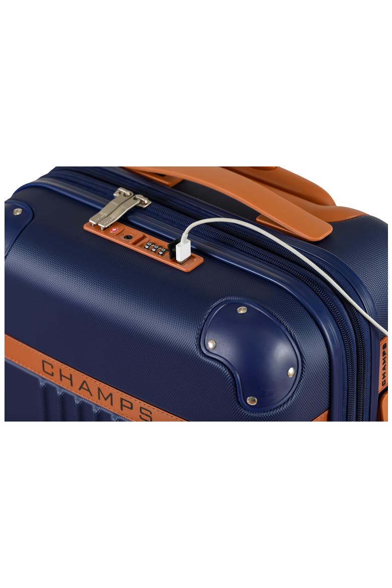 Vintage Carry-On Hardside Spinner, Alternate, color, NAVY