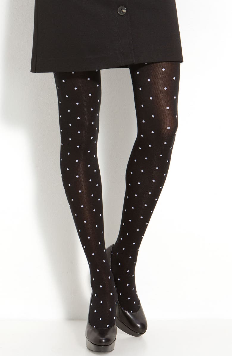 Kate Spade New York 'scattered dot' tights, Main, color,