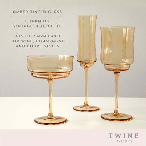 Twine Tulip Coupe In Copper