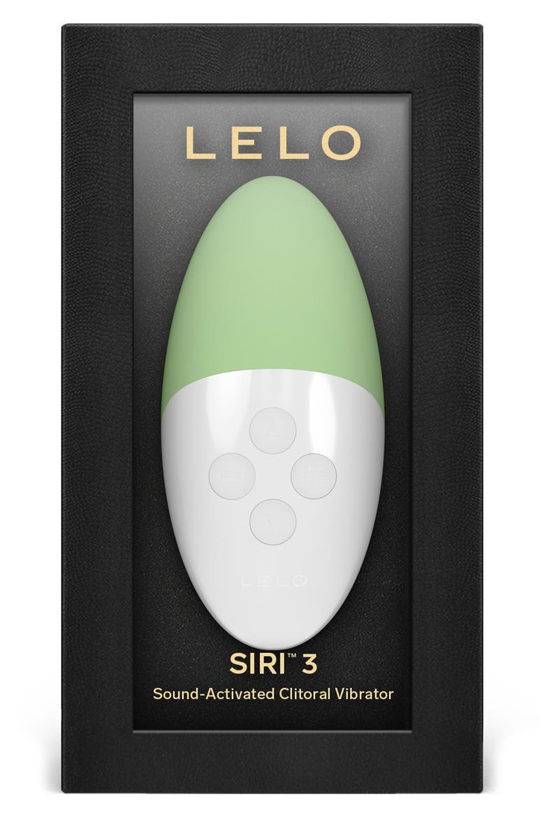 SIRI 3 Sound Activated Vibrator, Alternate, color, PISTACHIO GREEN