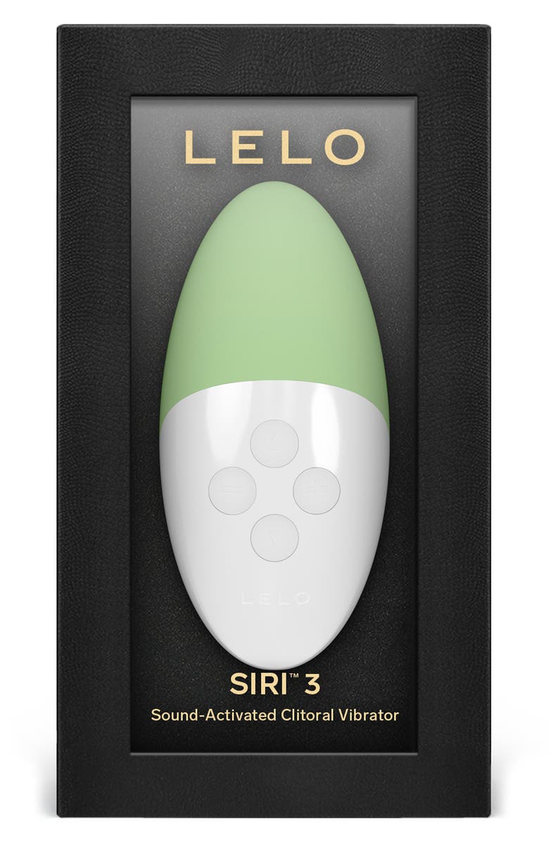 LELO SIRI 3 Sound Activated Vibrator, Alternate, color, Pistachio Green