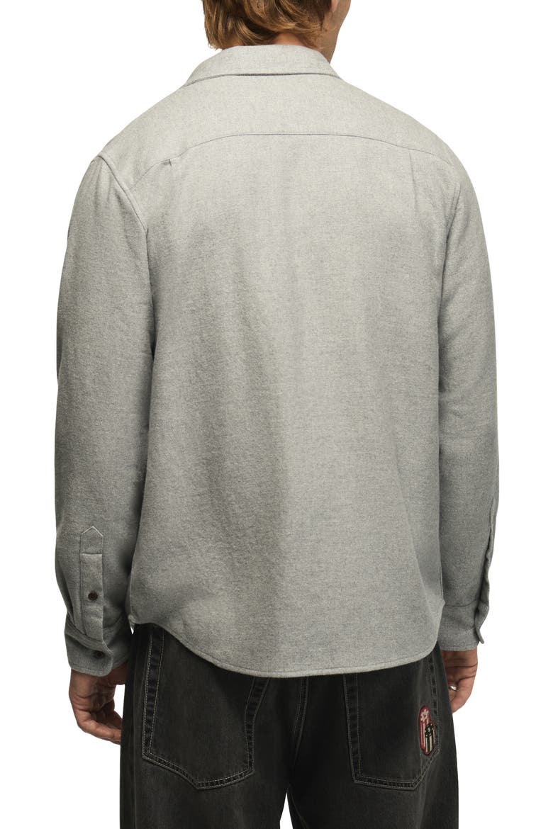 Humboldt Cloud Soft Flannel Long Sleeve Shirt, Alternate, color, HEATHER GREY