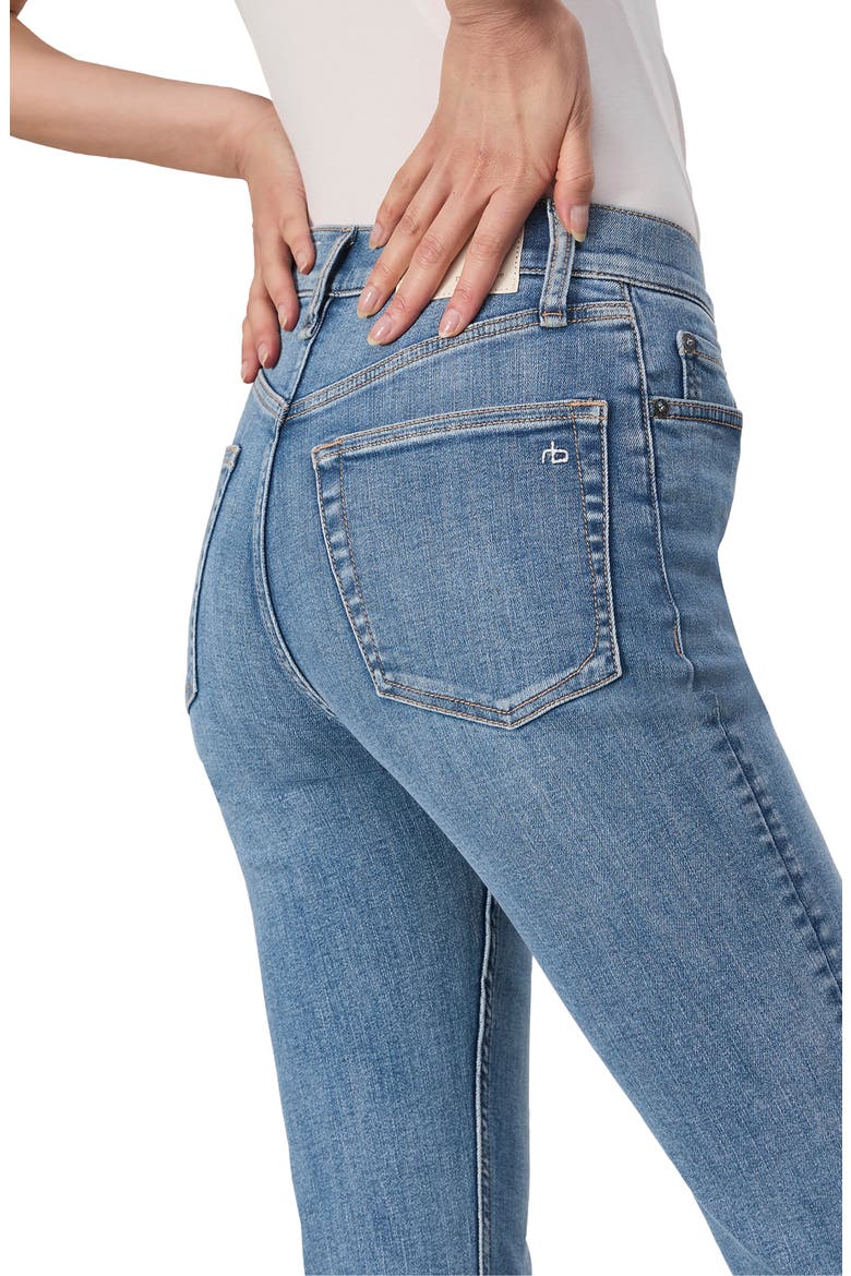 Flexi Wren High Waist Slim Straight Leg Jeans, Alternate, color, MACK