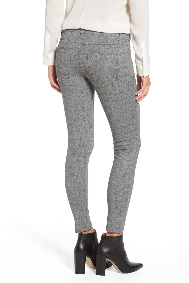 Ab-Solution Skinny Ponte Pants (Nordstrom Exclusive), Alternate, color, GREY BLACK MATRIX