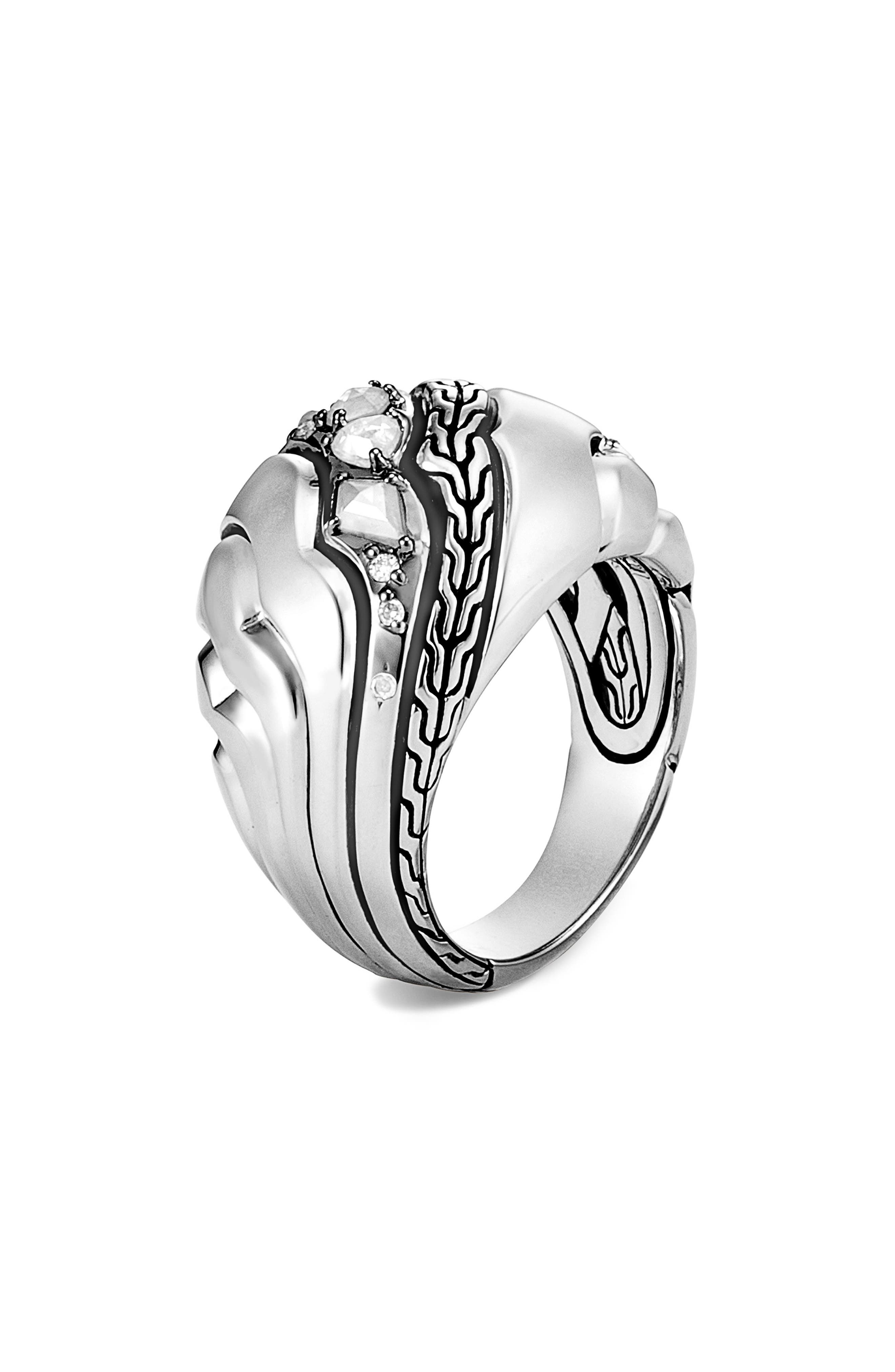 John Hardy Lahar Diamond Dome Ring