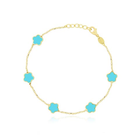 Turquoise Flower Bracelet