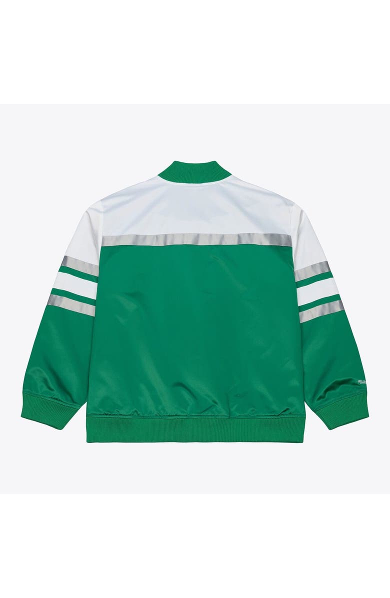 Mitchell & Ness Men's Mitchell & Ness  Kelly Green Philadelphia Eagles Head Coach Lightweight Full-Snap Satin Jacket, Alternate, color, Kelly Green
