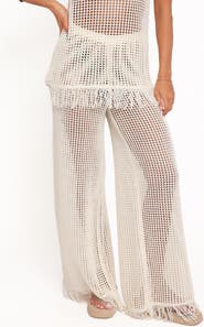 Petal & Pup Lorna Open Stitch Wide Leg Pants