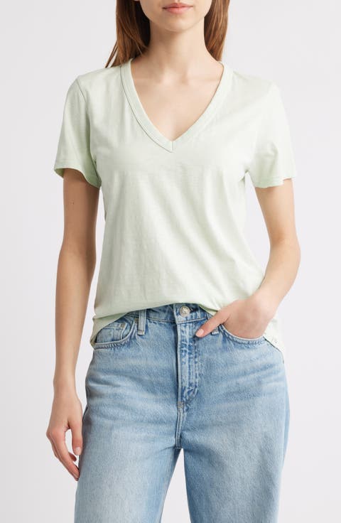 The Vee Slub Cotton T-Shirt