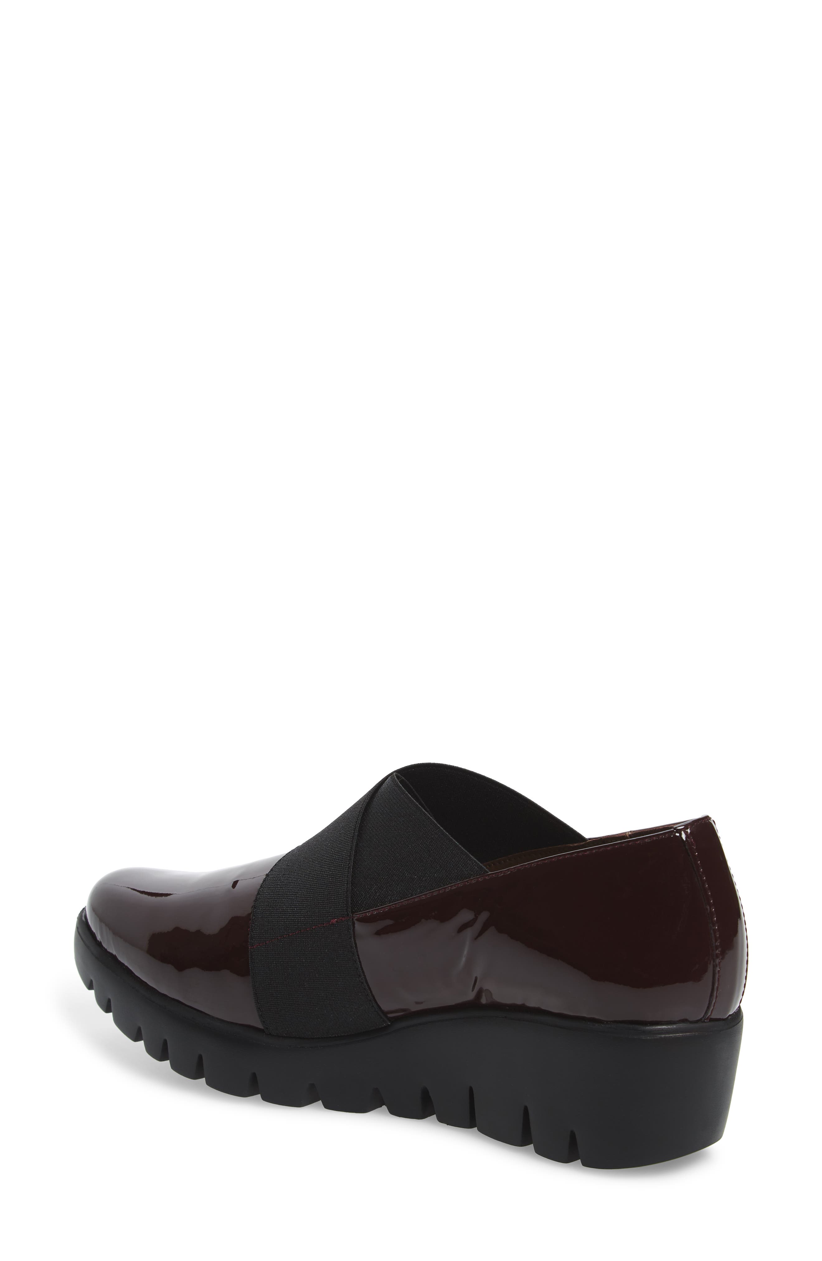 C-33132 Wedge, Alternate, color, VINO PATENT LEATHER