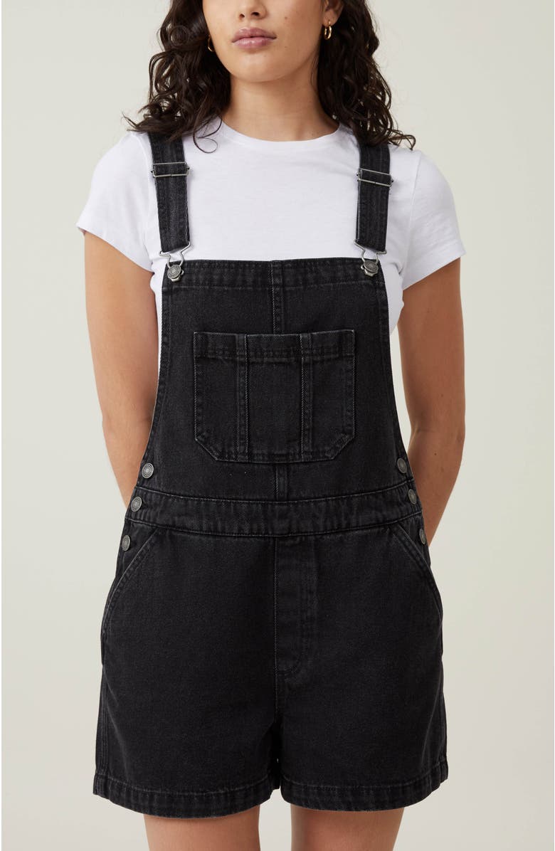 Cotton On Women's Short Denim Overall, Main, color, 