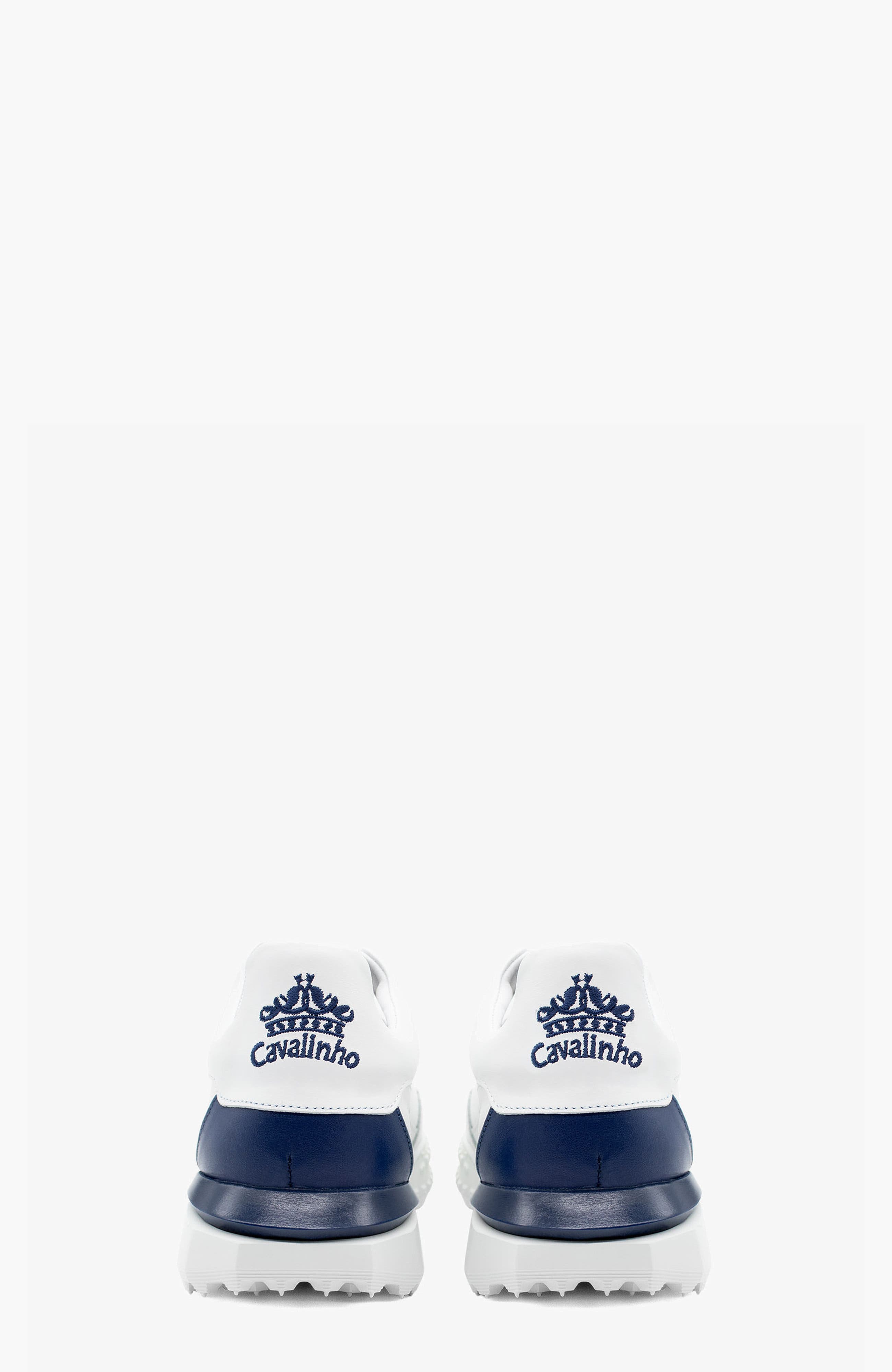 Authentic Leather Sneakers 02, Alternate, color, White / Navy