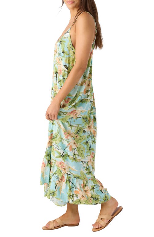 O'neill Gabriela Beach Print Maxi Sundress