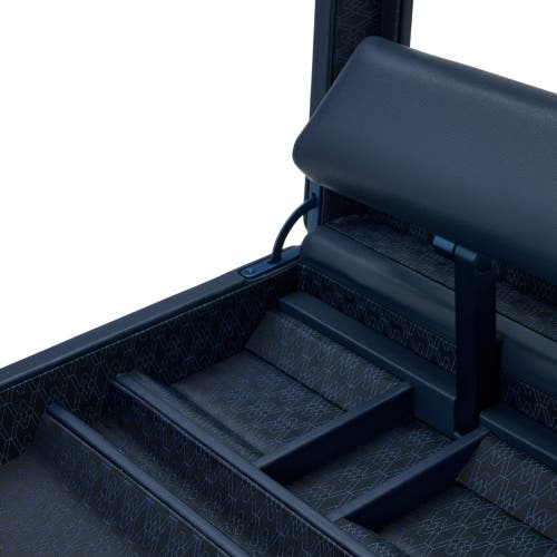 Wolf Earth Watch Stand Box In Midnight Blue