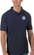 ANTIGUA Men's Antigua Navy Chicago Fire Logo Legacy Pique Polo