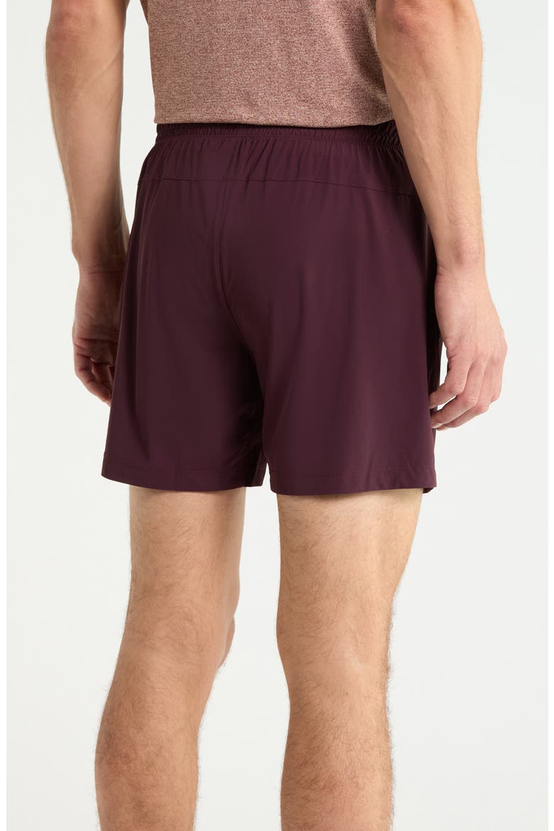 Pursuit 5-Inch Unlined Training Shorts, Alternate, color, MULBERRY