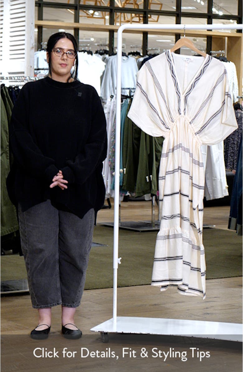 Leila Plunge Cover-Up Dress, sales video thumbnail