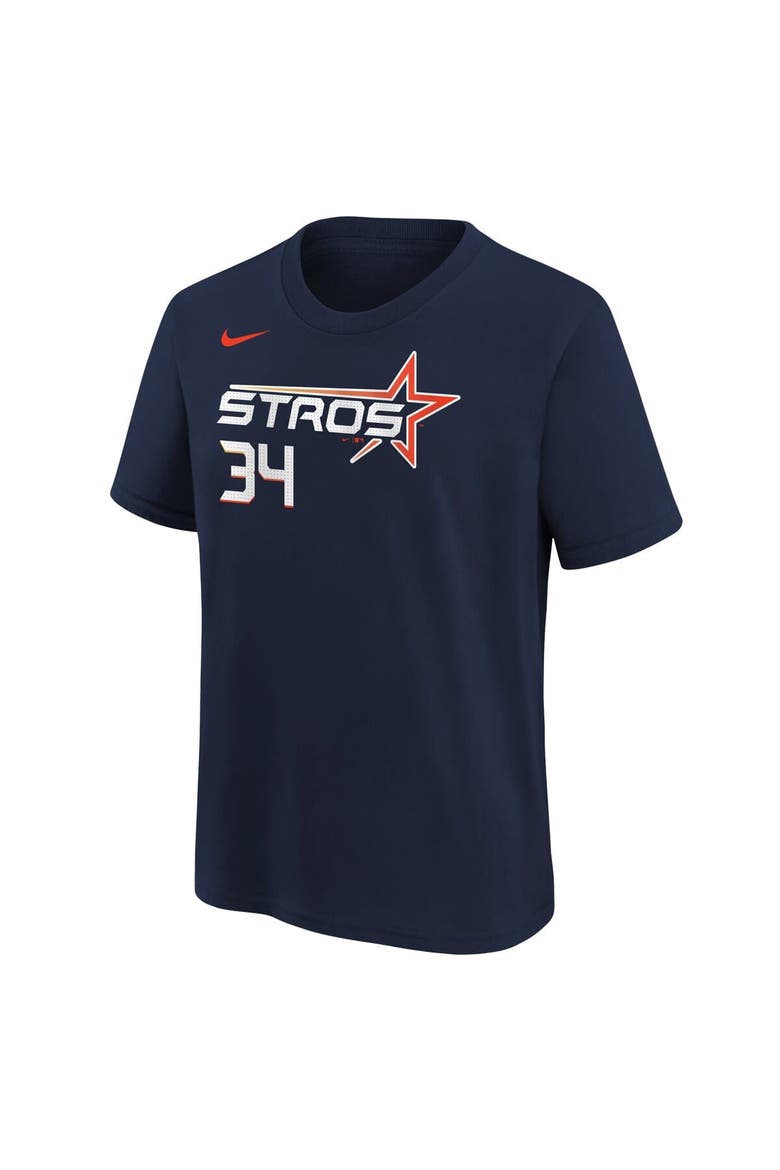 Youth Nike Nolan Ryan Navy Houston Astros Fuse City Connect Name & Number T-Shirt, Alternate, color, Navy