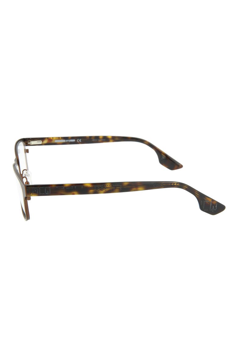 53mm Rectangular Optical Frames, Alternate, color, BROWN AVANA TRANSPARENT/ TRN