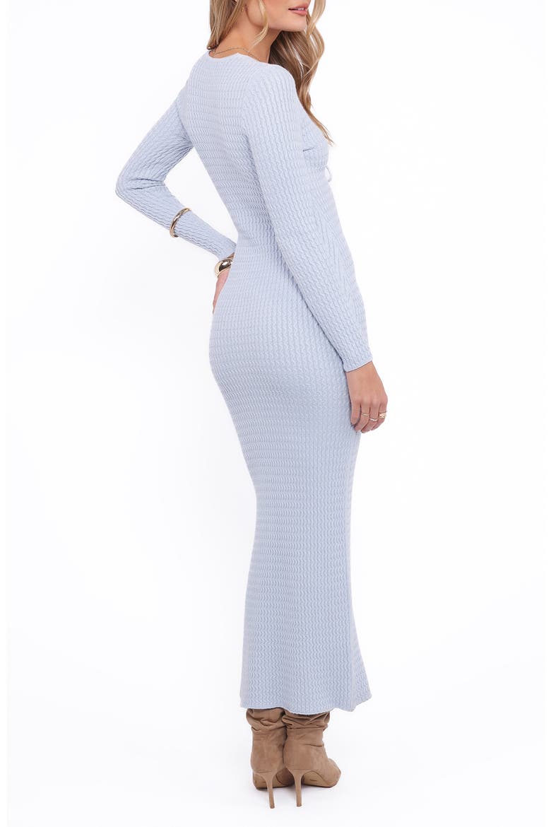 Irene Long Sleeve Maxi Dress, Alternate, color, PALE BLUE