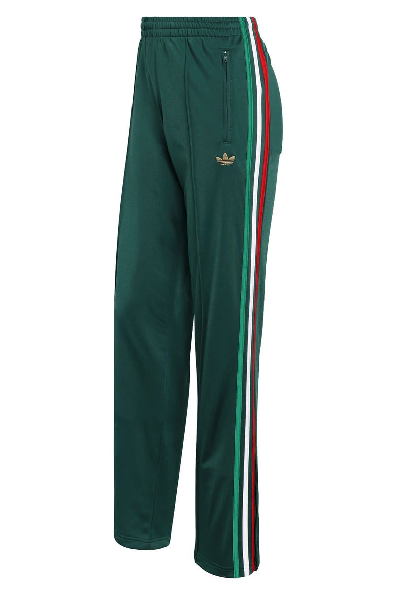 Firebird Recycled Polyester Track Pants, Alternate, color, TEAM GREEN/ WHITE/ SCARLET