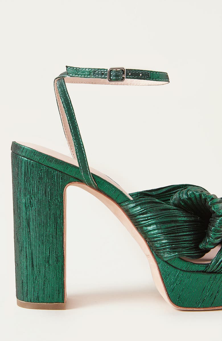 Loeffler Randall Natalia Platform Sandal, Alternate, color, Emerald
