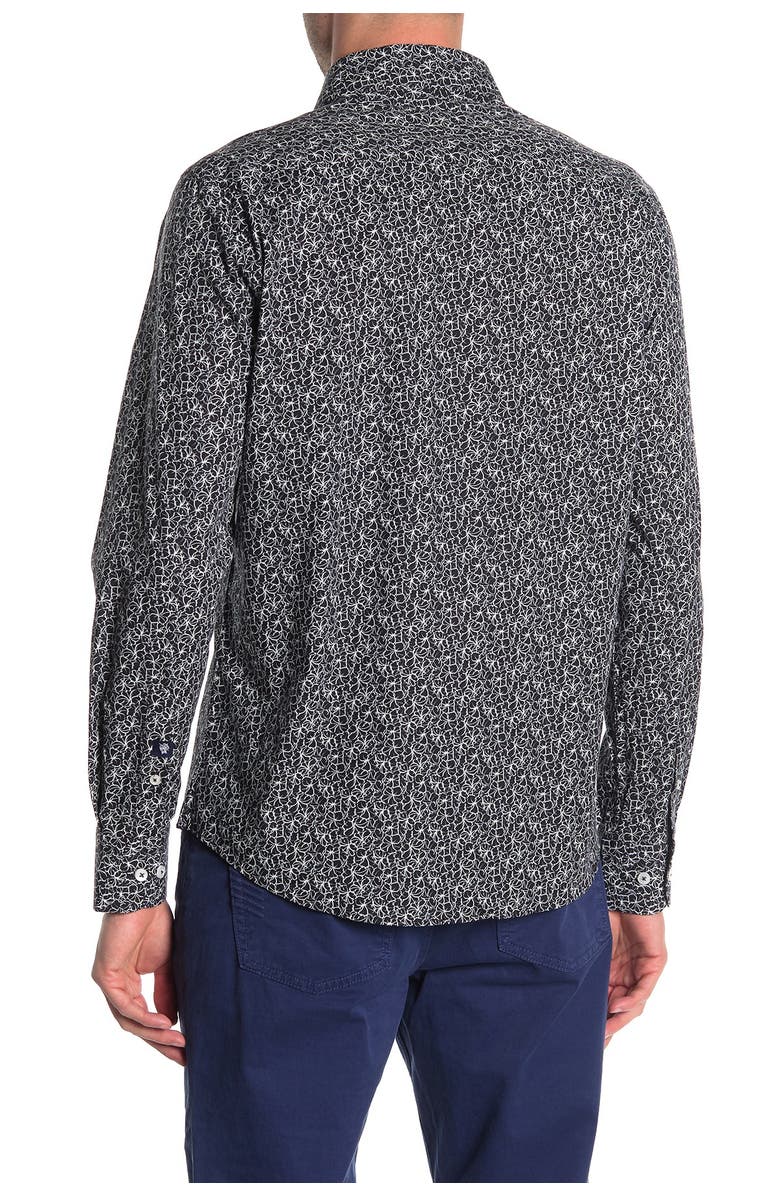 Stone Rose Floral Print Regular Fit Shirt, Alternate, color,