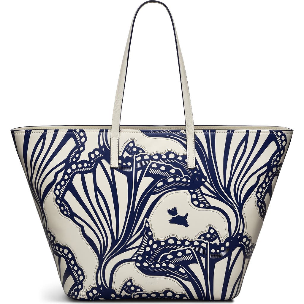 Radley Under The Sea Large Open Top Tote Bag In Gray