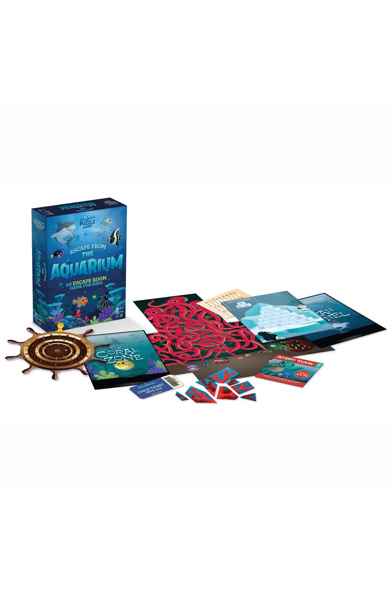 Professor Puzzle Escape From The Aquarium Puzzles, Alternate, color, 