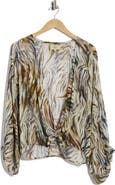 JBQ Adri Long Sleeve Tie Front Top
