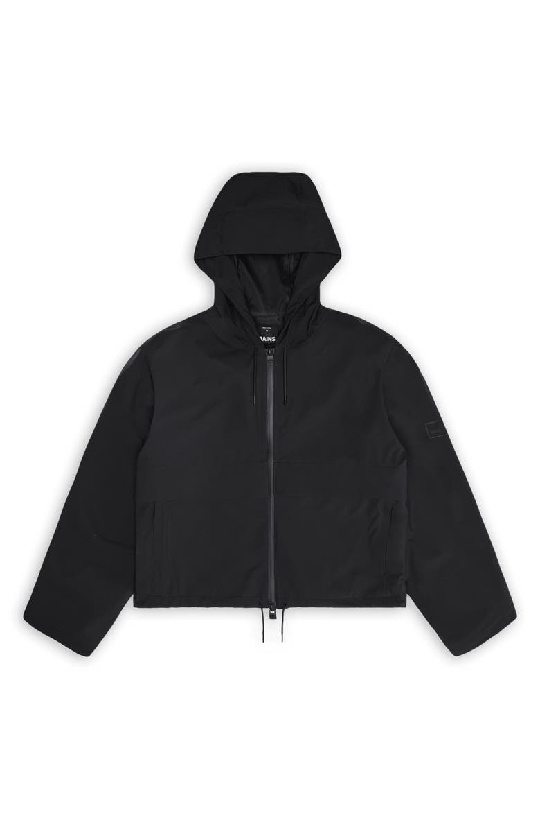 Rains Suva Hardshell Rain Jacket, Alternate, color, Black