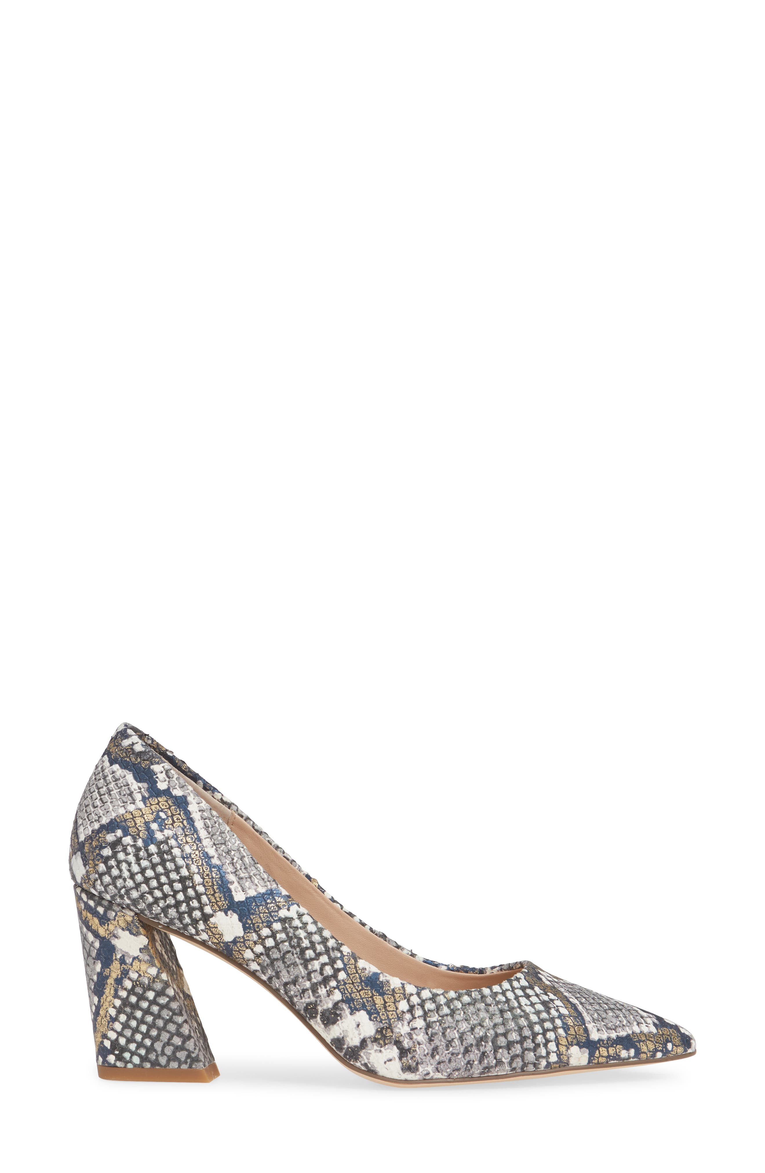 Arsenal Pointed Toe Pump, Alternate, color, LIGHT LILAC SNAKE PRINT