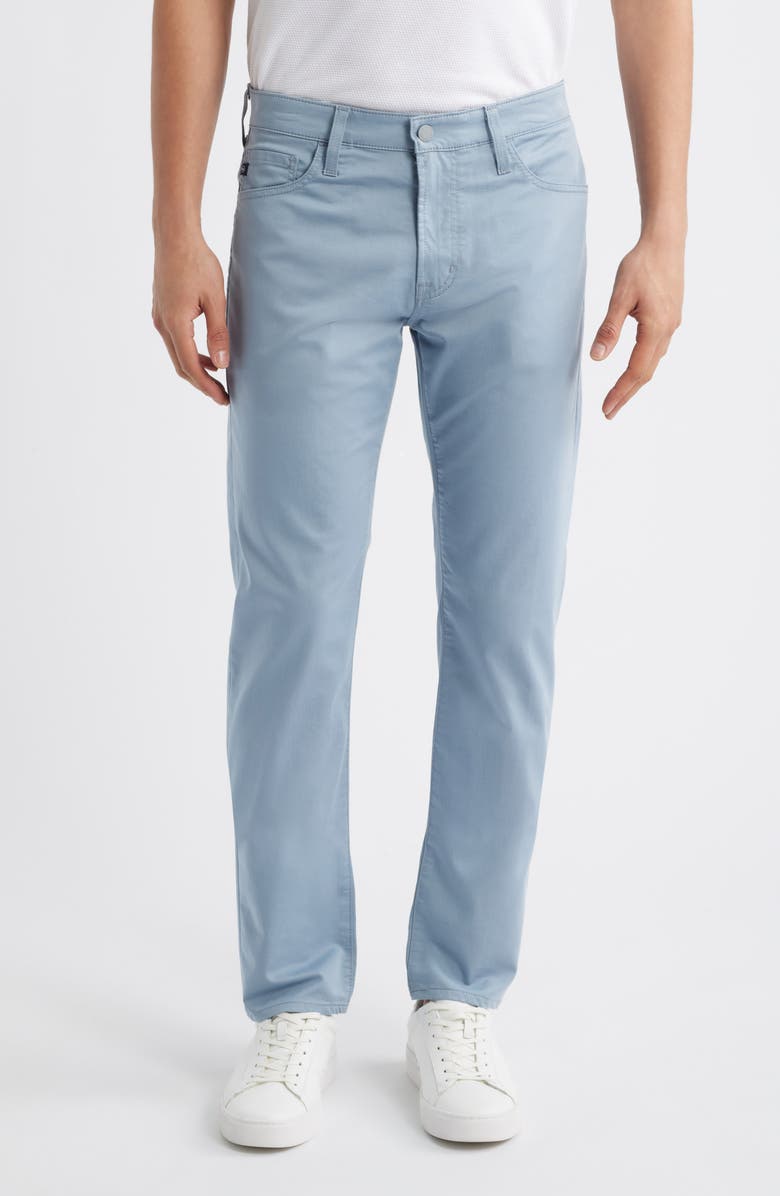AG Tellis Airluxe<sup>™</sup> Commuter Performance Sateen Pants, Main, color, Smoky Sapphire