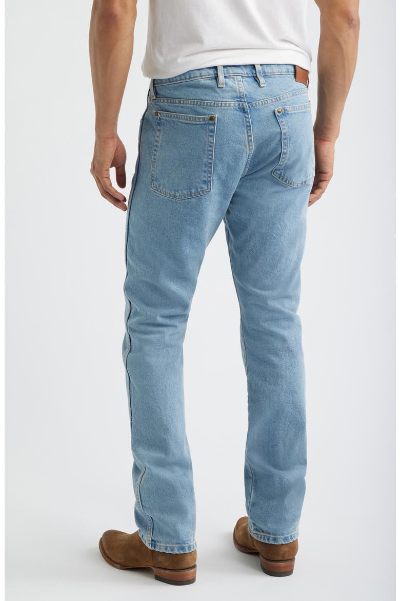 Slim Straight Heritage Denim Jeans, Alternate, color, LIGHT BLUE