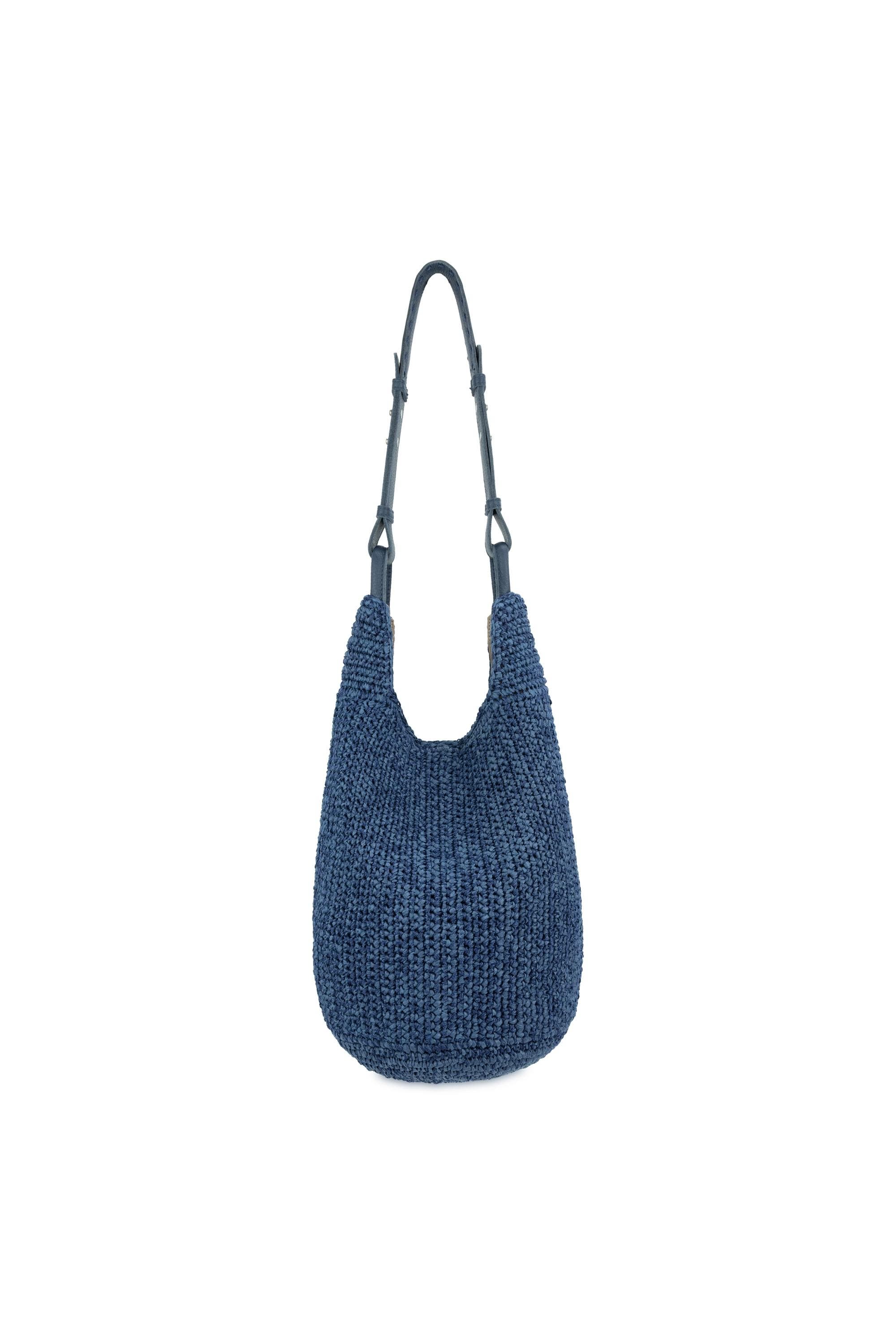Los Feliz 120 Hobo, Alternate, color, Denim Tonal Straw