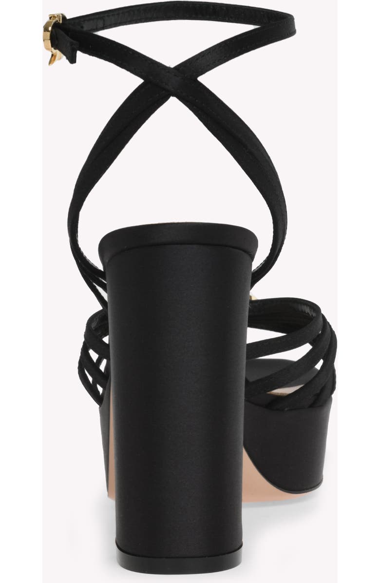 Gianvito Rossi Rita Sandals, Alternate, color, Black Fabric