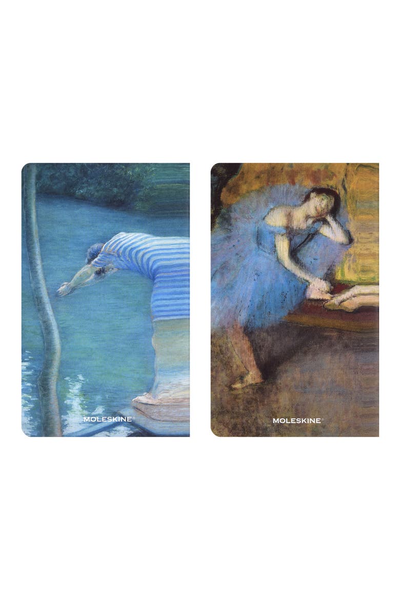 Impressions Set of 2 Large Notebooks, Main, color, BLUE MULTI