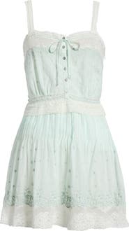 LoveShackFancy Hadlee Lace Minidress