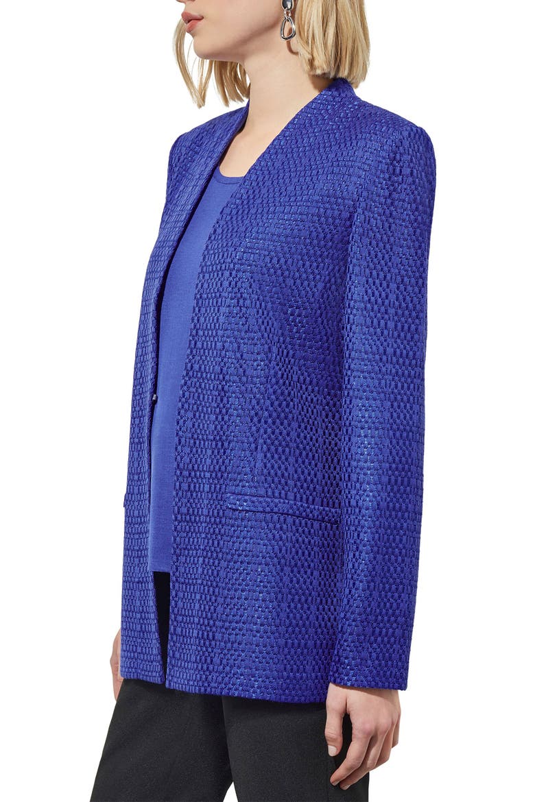Knit Jacket, Alternate, color, SAPPHIRE SEA