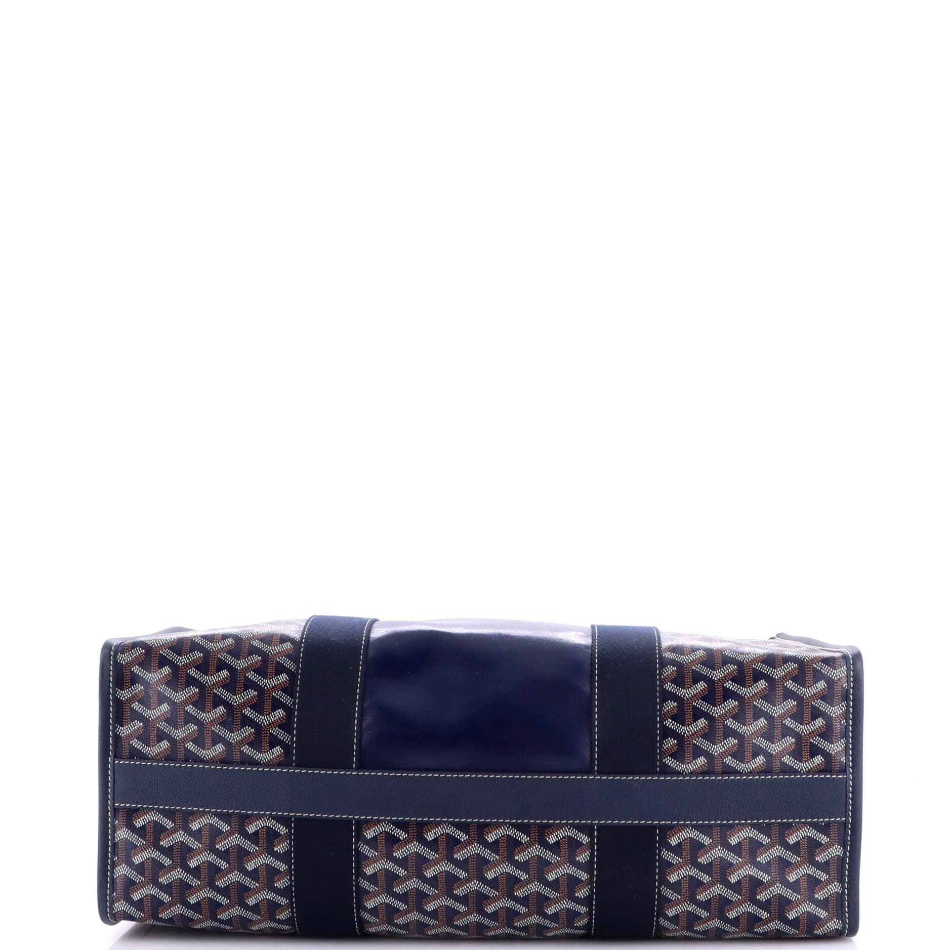 Pre-Owned Goyard Villette Tote Printed Coated Canvas MM, Alternate, color, Blue