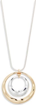 Nordstrom Concentric Circle Pendant Necklace