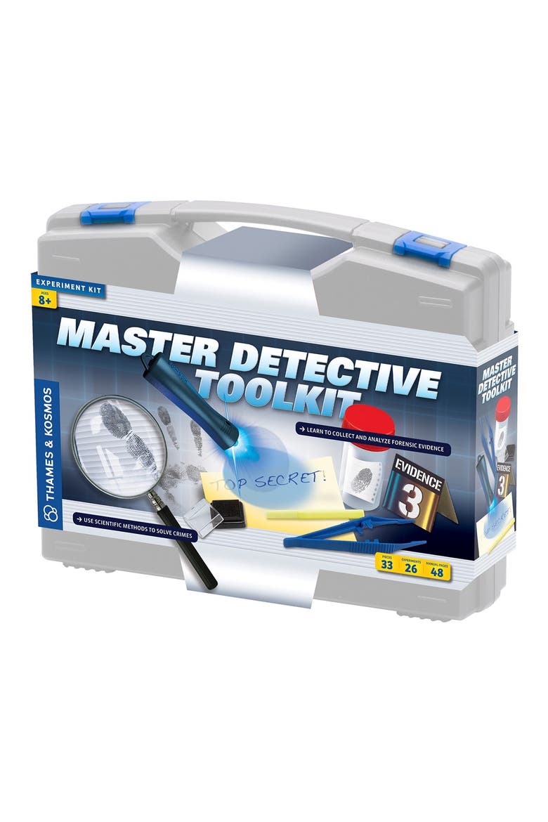 'Master Detective Toolkit' Experiment Kit, Main, color, GREY