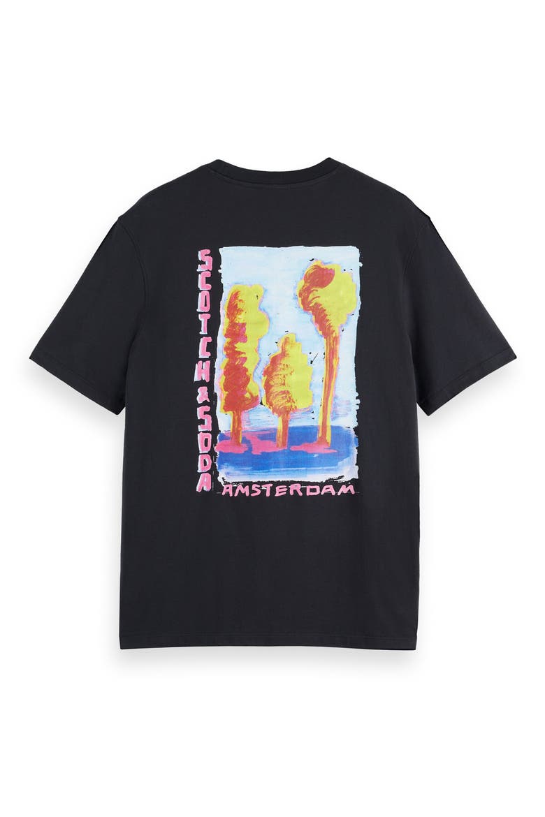 Artwork Graphic T-Shirt, Alternate, color, METEORITE