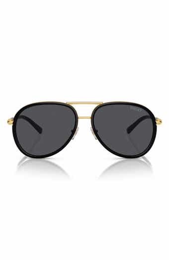 Versace 60mm Pilot Sunglasses