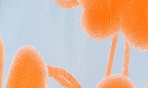 Marimekko Ekspressio Ketunleipä Floral Midi Skirt In Light Blue Orange Light Pink