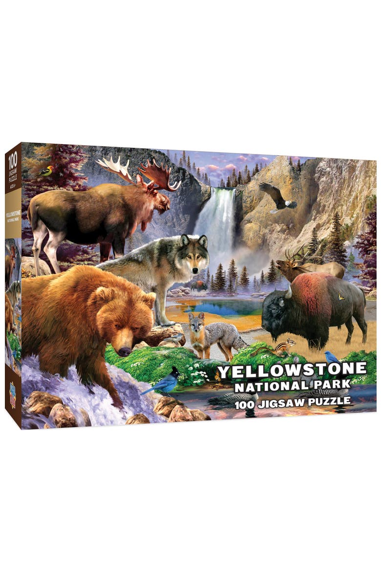Wildlife of Yellowstone 100pc Puzzle, Main, color, Multicolor