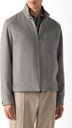 ZEGNA Water Repellent Wool & Cashmere Flannel Jacket