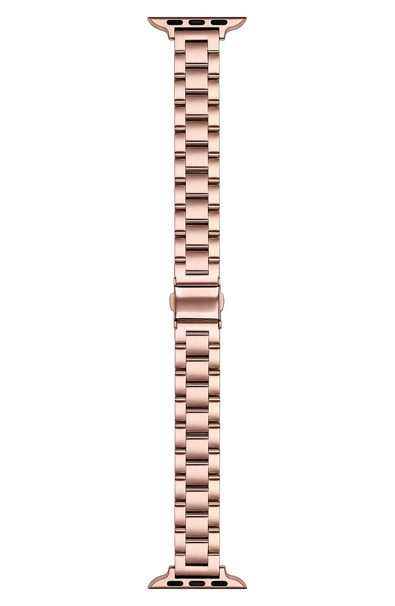 The Posh Tech Sloan Stainless Steel Apple Watch<sup>®</sup> Watchband, Main, color,