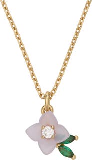 Kate Spade New York appreciate you flower pendant necklace