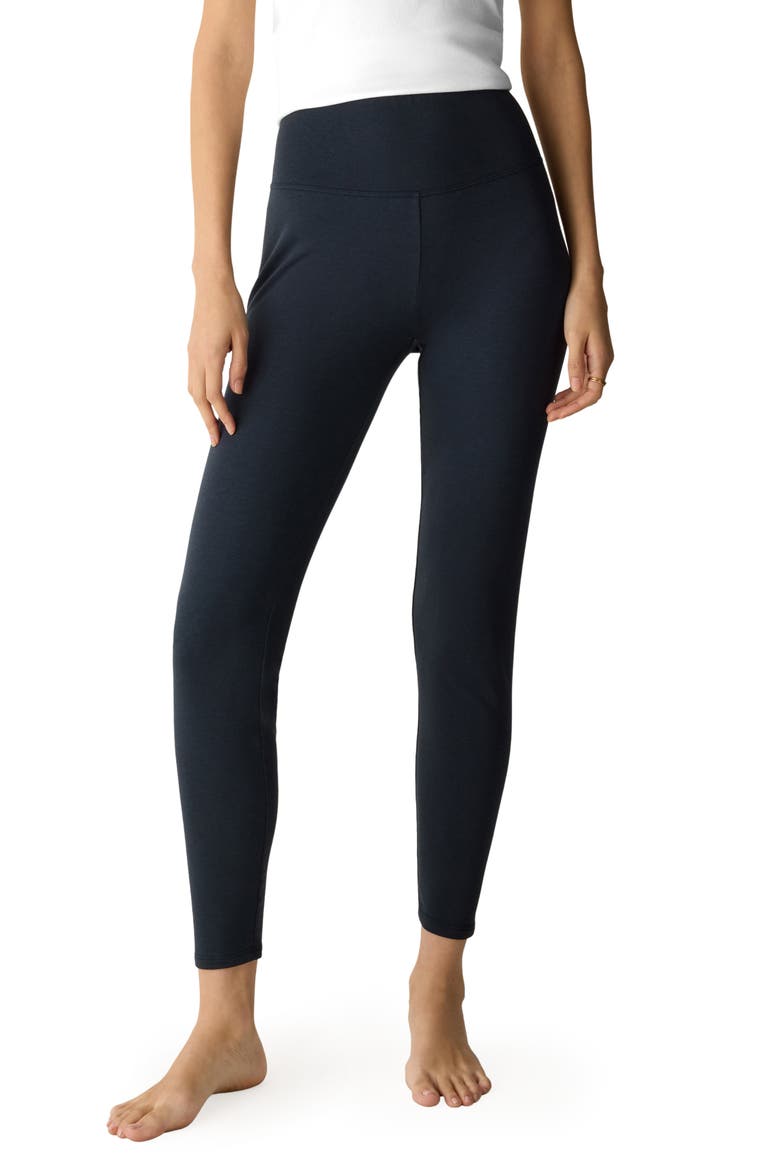 High Waist Ankle Leggings, Main, color, MARITIME